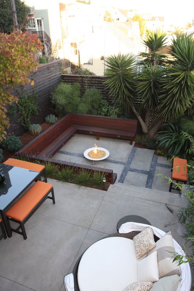 Padio for a Modern Patio with a Planters and Potreo Hill Modern by Outer Space Landscape Architecture