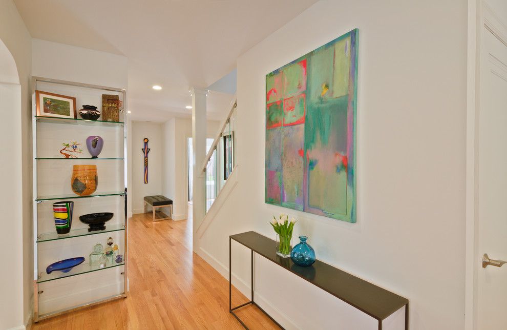 Painting Baseboards for a Contemporary Hall with a Baseboards and Maywood Ave. Home, Ann Arbor by Studio Z Architecture