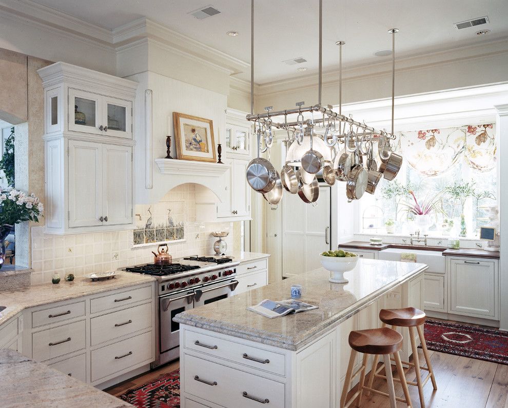 Painting with a Twist Lake Charles for a Traditional Kitchen with a Pot Rack and Wetmore Residence by Frederick + Frederick Architects