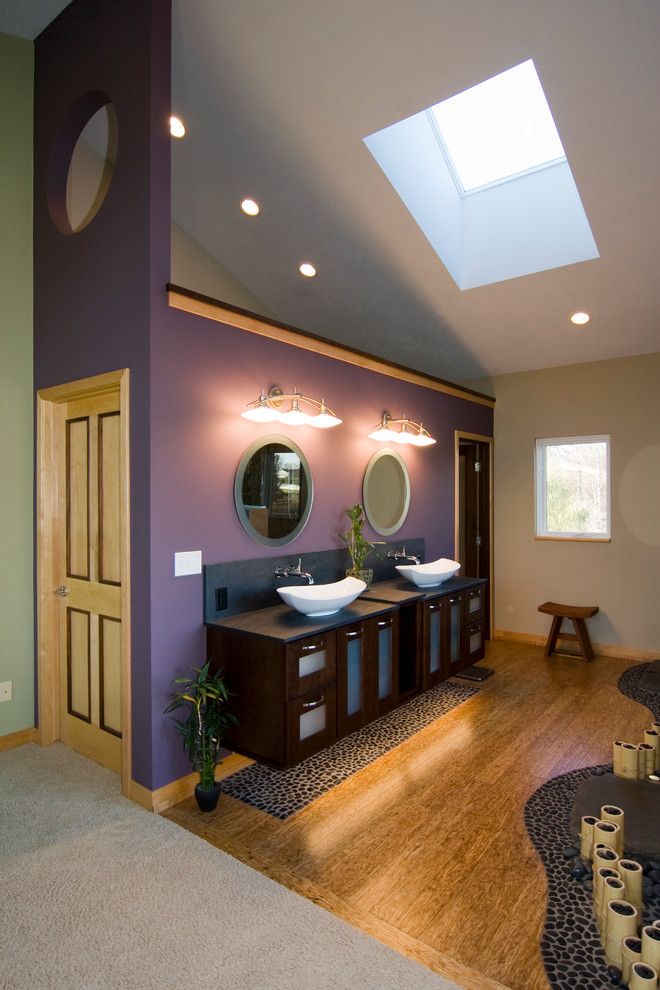 Pebble Tec Colors for a Asian Bathroom with a Stool and Spa Retreat by Dreammaker Bath & Kitchen of Greater Grand Rapids