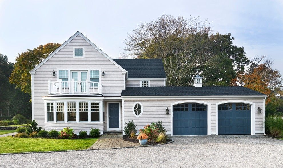 Pella Windows and Doors for a Traditional Exterior with a Porch and Barrington Residence by Jonathan Chambers Architects