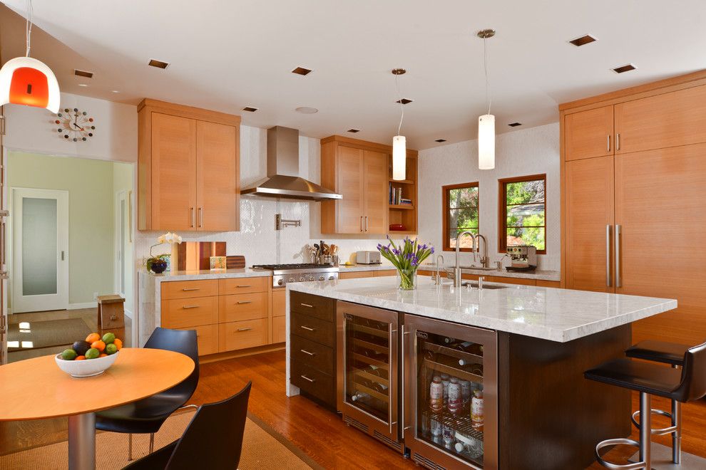 Perlick for a Contemporary Kitchen with a Island Lighting and Northampton Residence by Fgy Architects