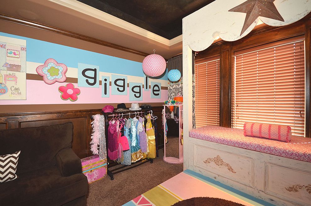 Playroom Ideas for a Traditional Kids with a Stage and Playroom by Surface to Surface Interior Design/construction