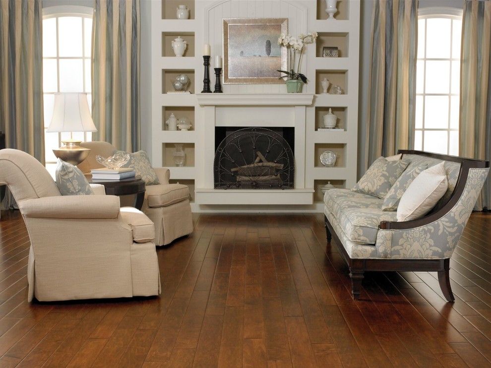 Plummers Furniture for a Traditional Living Room with a Hardwood and Living Room by Carpet One Floor & Home