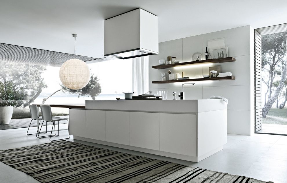 Poliform for a Contemporary Kitchen with a Poliform and Poliform Varenna   Alea by Poliform Houston