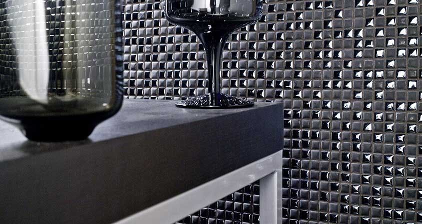 Porcelanosa for a Modern Bathroom with a Porcelanosa San Jose and Porcelanosa Mosaico Air Black Wall Tiles by Porcelanosa