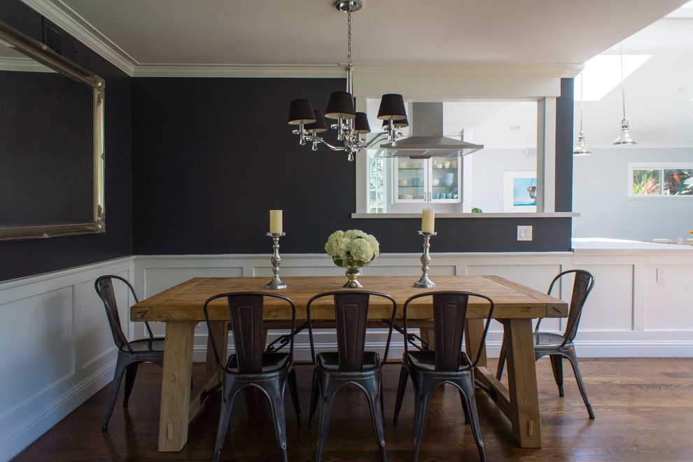 Pottery Barn Knock Off for a Transitional Dining Room with a My Houzz and My Houzz: Marin by Hoi Ning Wong