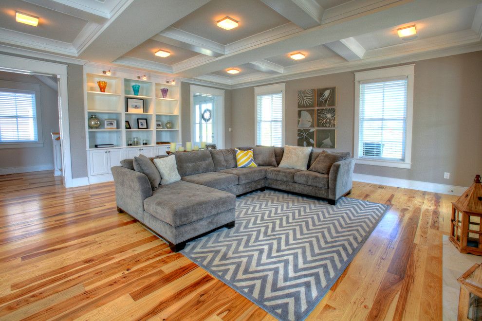 Precedent Furniture for a Contemporary Living Room with a Ceiling Lights and Cheatham Residence by Burrus Architecture & Construction, Llc