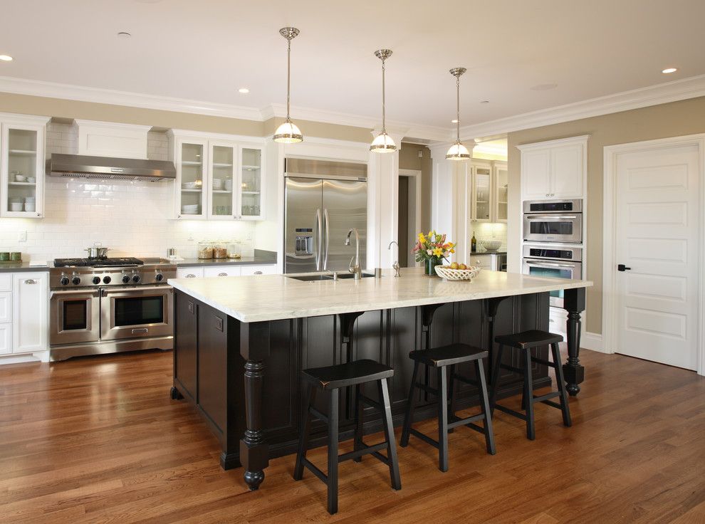 Precision Countertops for a Traditional Kitchen with a Remodel and #53   Owner   Los Altos by Precision Cabinets