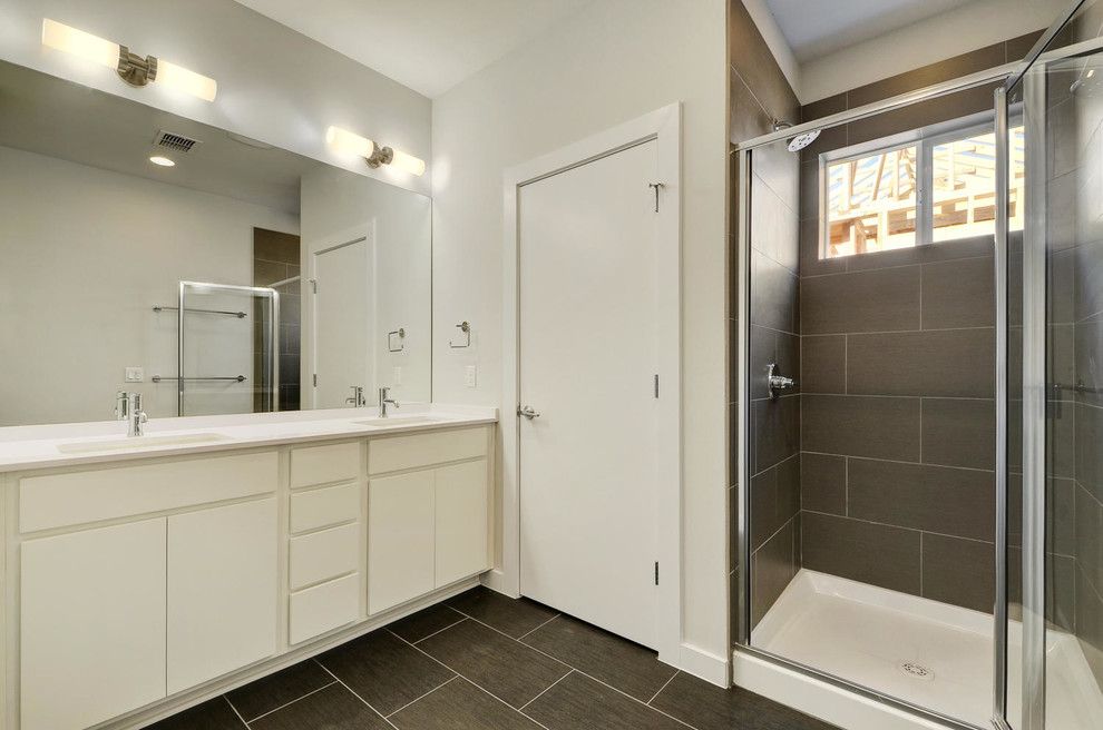 Psw Real Estate for a Modern Bathroom with a Stainless Steel Faucet and Sweetbriar by Psw Real Estate