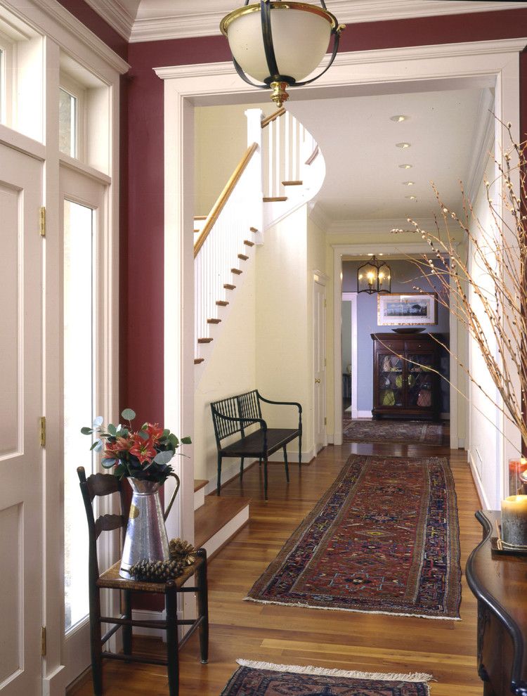Recessed Lighting Layout for a Traditional Entry with a Entry Hall and Entrance Hall by Melville Thomas Architects, Inc.