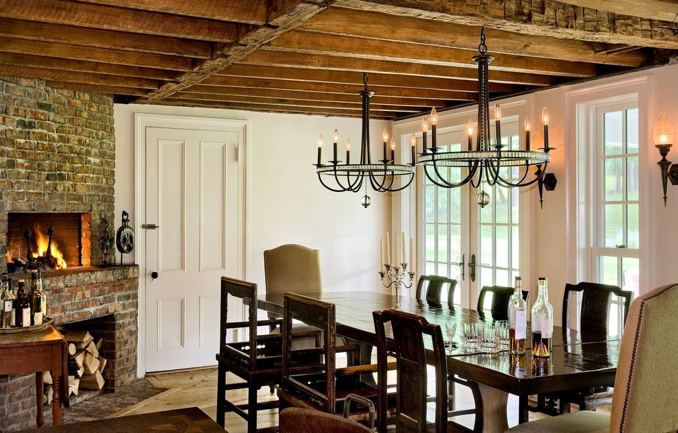 Restoration Hardware.com for a Farmhouse Dining Room with a Renovation and Crisp Architects by Crisp Architects