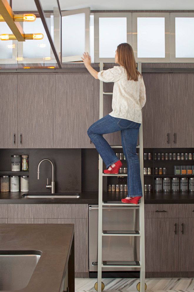 Richlite for a Contemporary Kitchen with a Contemporary and West Perry Street by Rethink Design Studio