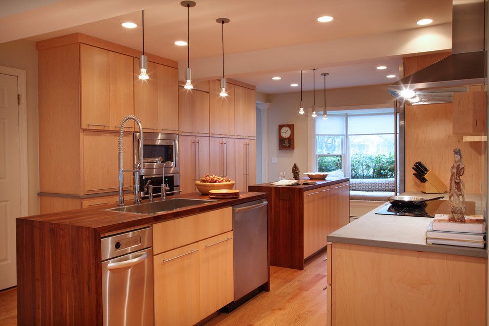 Rings End Darien for a Contemporary Kitchen with a Kitchen Faucets and Greenwich, Ct Residence by Suzette Sherman Design