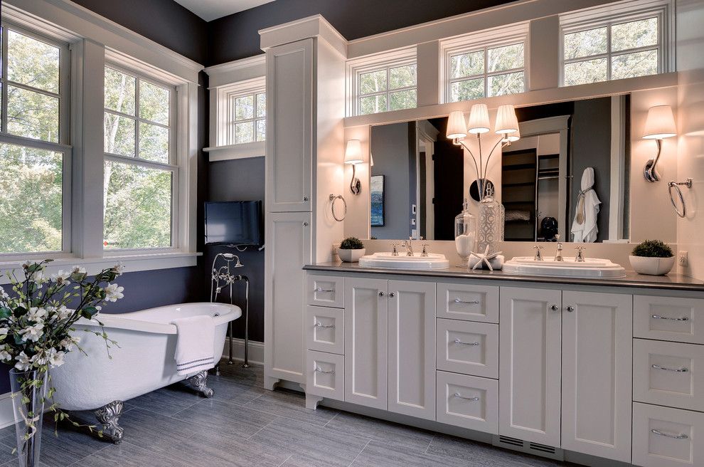 Rings End Darien for a Traditional Bathroom with a His and Hers and 2013 Luxury Home Inver Grove Heights by Highmark Builders