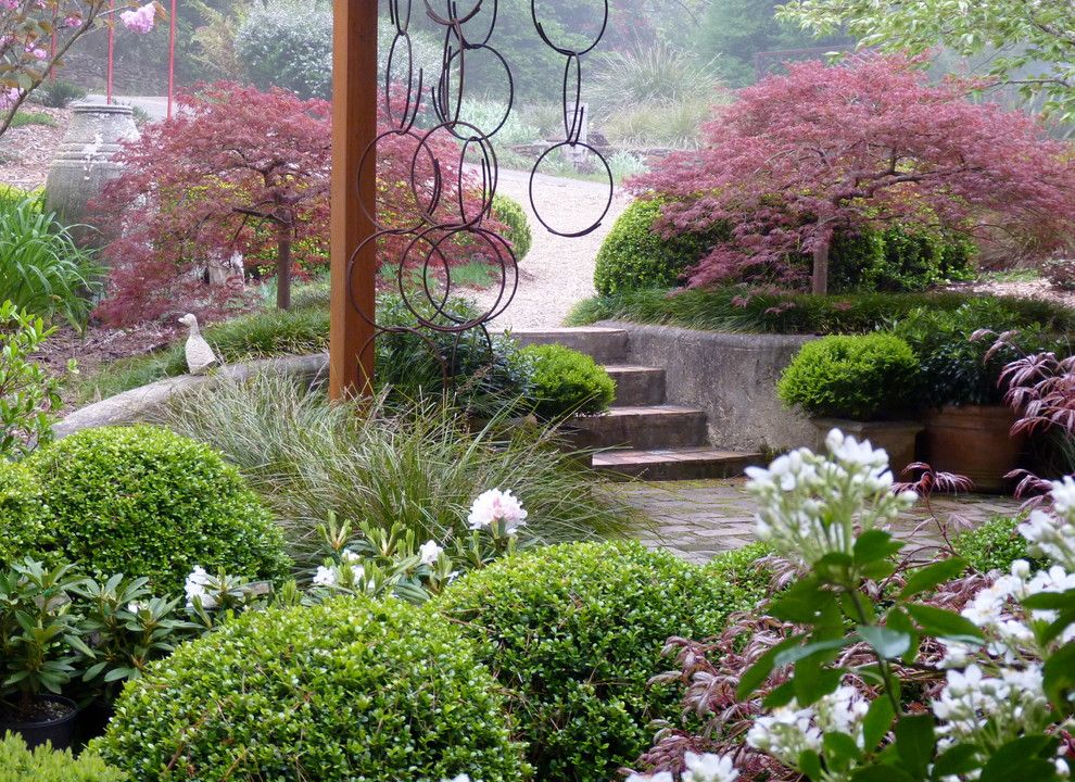 Rings End Darien for a Traditional Landscape with a Buxus and Lathouris Garden by Arthur Lathouris Garden Designer