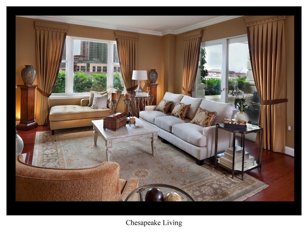 Ritz Carlton Baltimore for a Eclectic Living Room with a Baltimore Symphony Show House and Baltimore Symphony Showhouse at the Ritz by Gina Fitzsimmons Asid