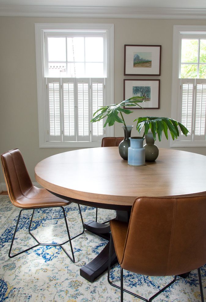 Rugsusa for a Transitional Spaces with a Conference Table and Office by Powell Brower Interiors