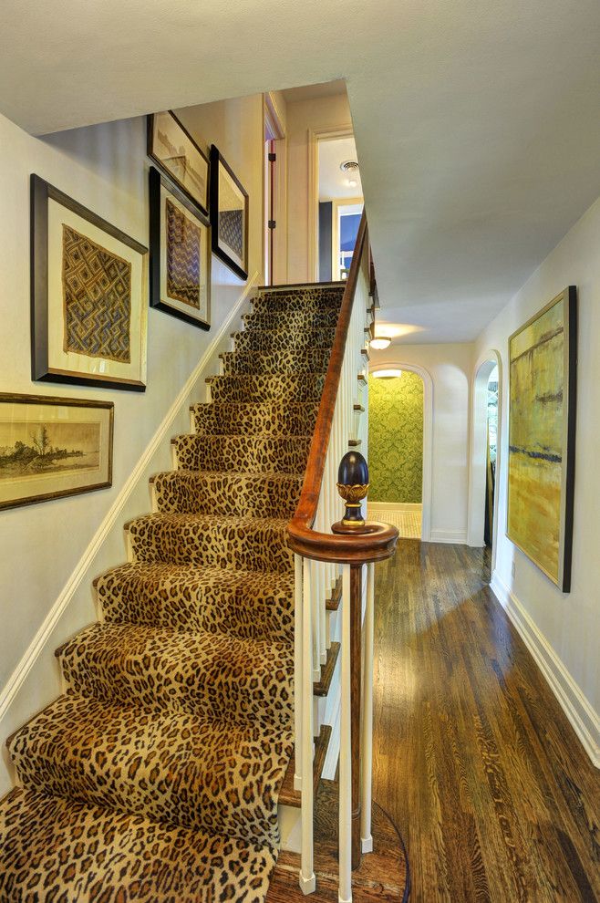 Runnings Bismarck Nd for a Traditional Staircase with a Framed Wall Art and Harrisburg Magazine Photo Story by Alan Wycheck Photography Inc.