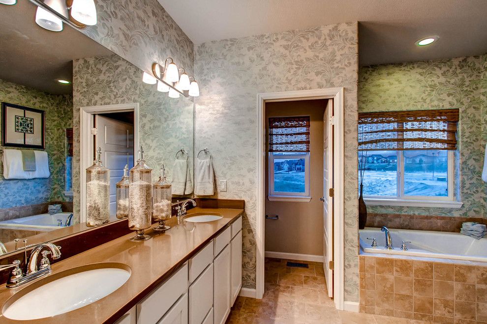 Saint Aubyn Homes for a Transitional Bathroom with a Transitional and 2015   Parade of Homes by Housing & Building Association of Colorado Springs