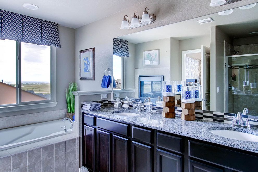 Saint Aubyn Homes for a Transitional Bathroom with a Transitional and 2015   Parade of Homes by Housing & Building Association of Colorado Springs