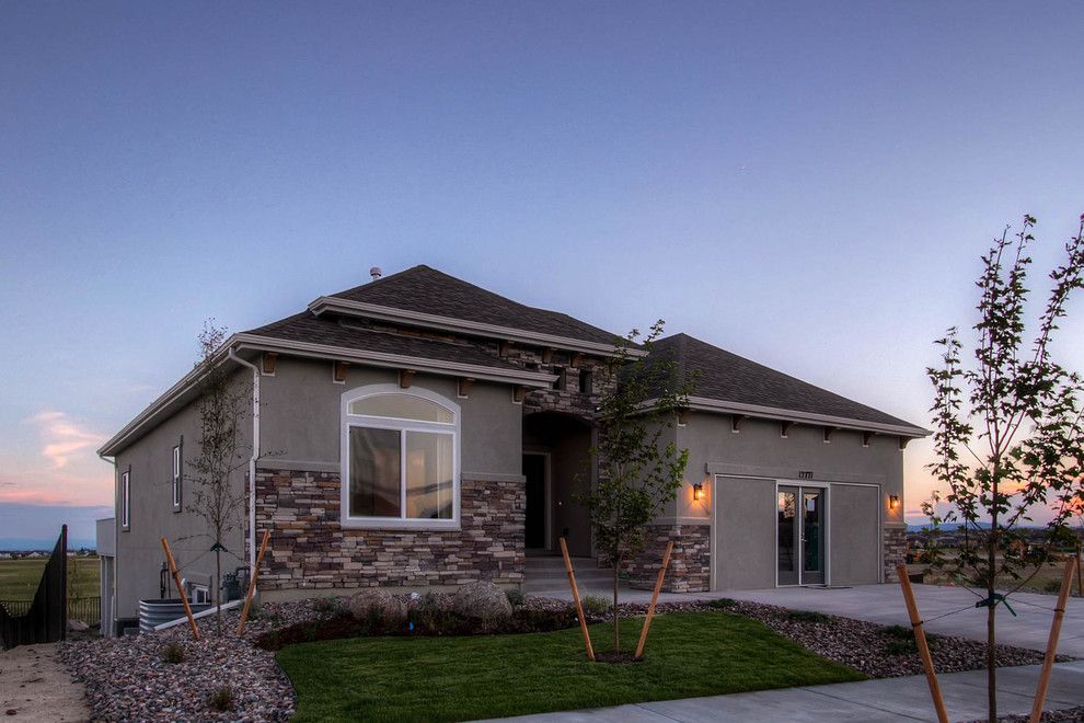 Saint Aubyn Homes for a Transitional Exterior with a Transitional and 2015   Parade of Homes by Housing & Building Association of Colorado Springs