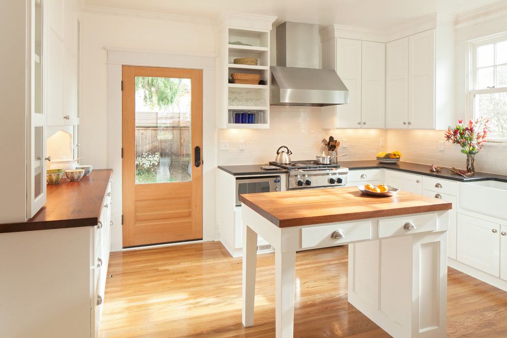 Sallys Store for a Craftsman Kitchen with a Crown Molding and Mt. Tabor Kitchen by Celeste Lewis Architecture