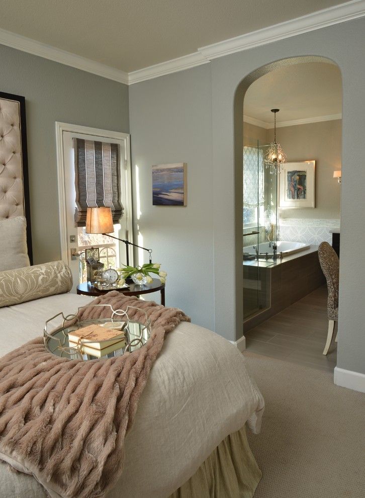 Sallys Store for a Transitional Bedroom with a Neutral Colors and Bay Area Remodel by Le Reve Design & Assoc.