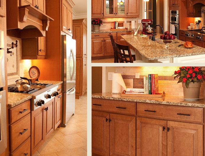 Santa Cecilia Light Granite For A Traditional Kitchen With A