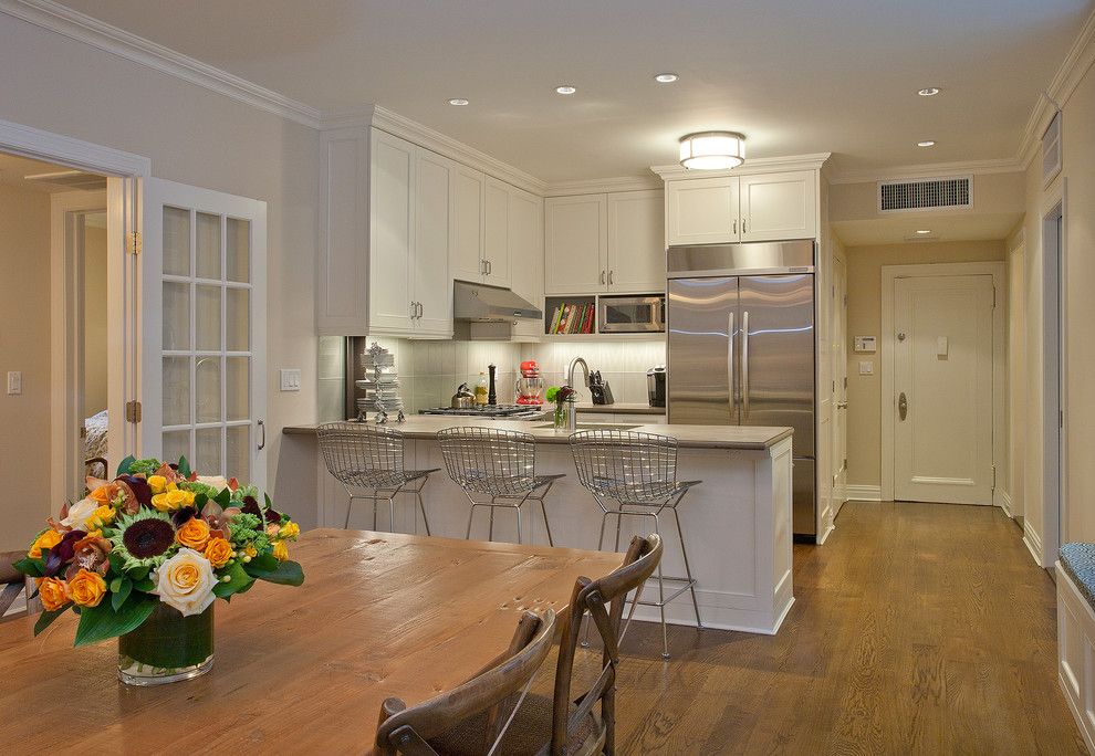 Satco Lighting for a Contemporary Kitchen with a Modern Icons and Kitchens by Roy Campana Photography