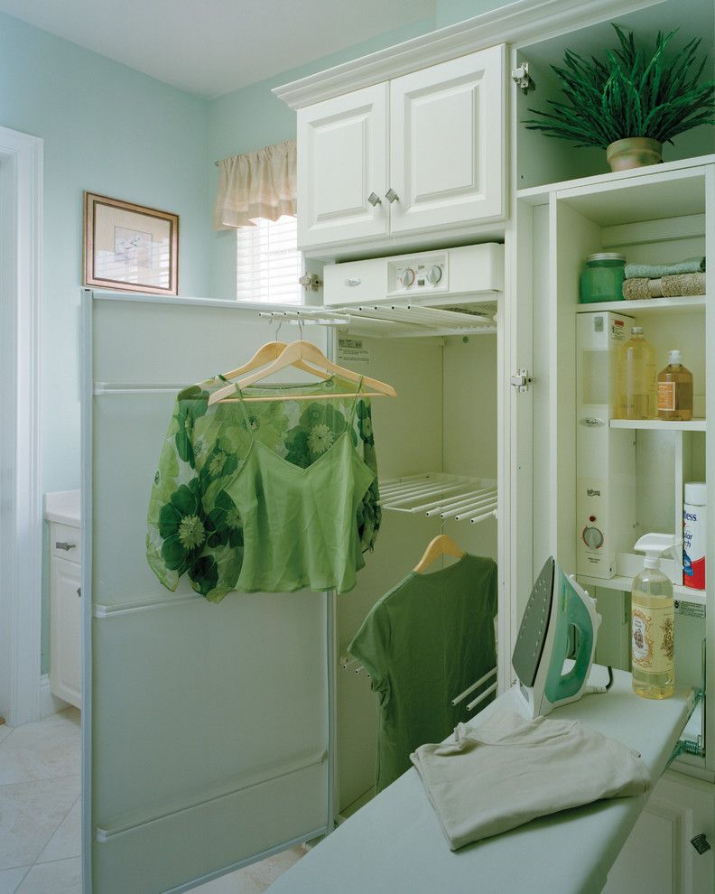 Sater Design for a Traditional Laundry Room with a Indoor Plants and Sater Design Collection's 6944 