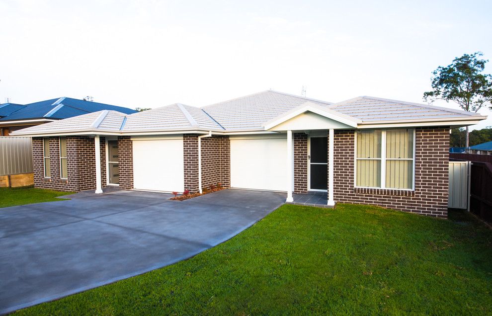 Schroder House for a Contemporary Exterior with a Home Design and Macgowan House, East Maitland by Valley Homes