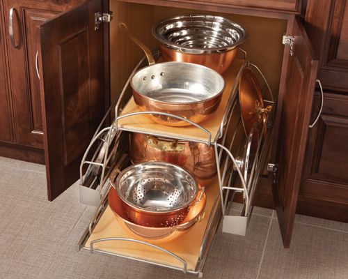 Schuler Cabinetry for a Traditional Kitchen with a Cabinet Storage and Organization Done 