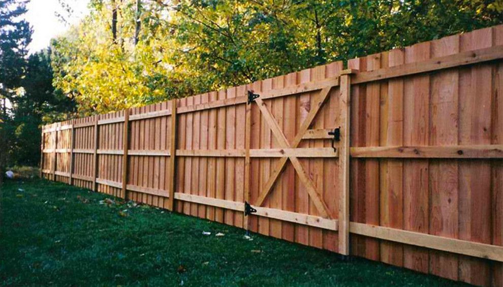 Shadow Box Fence for a  Spaces with a  and Shadow Box Fences by Classic Fence Inc.