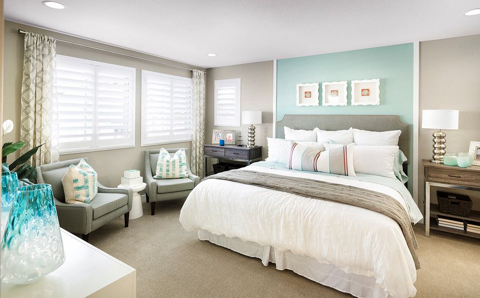 Shea Homes Az for a Transitional Bedroom with a Interior Design and Spaces at Reunion by Shea Homes Colorado