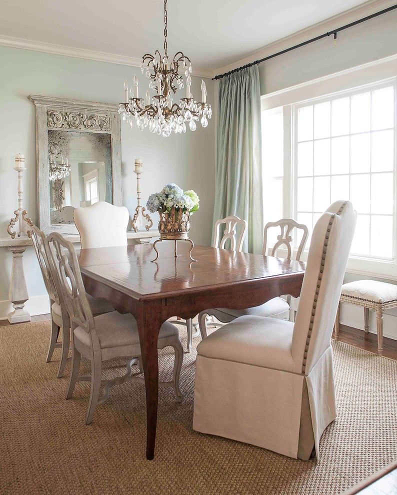 Sherwin Williams Alpaca for a Victorian Dining Room with a Hardwood Floor and Palm Street by Cobblestone & Vine