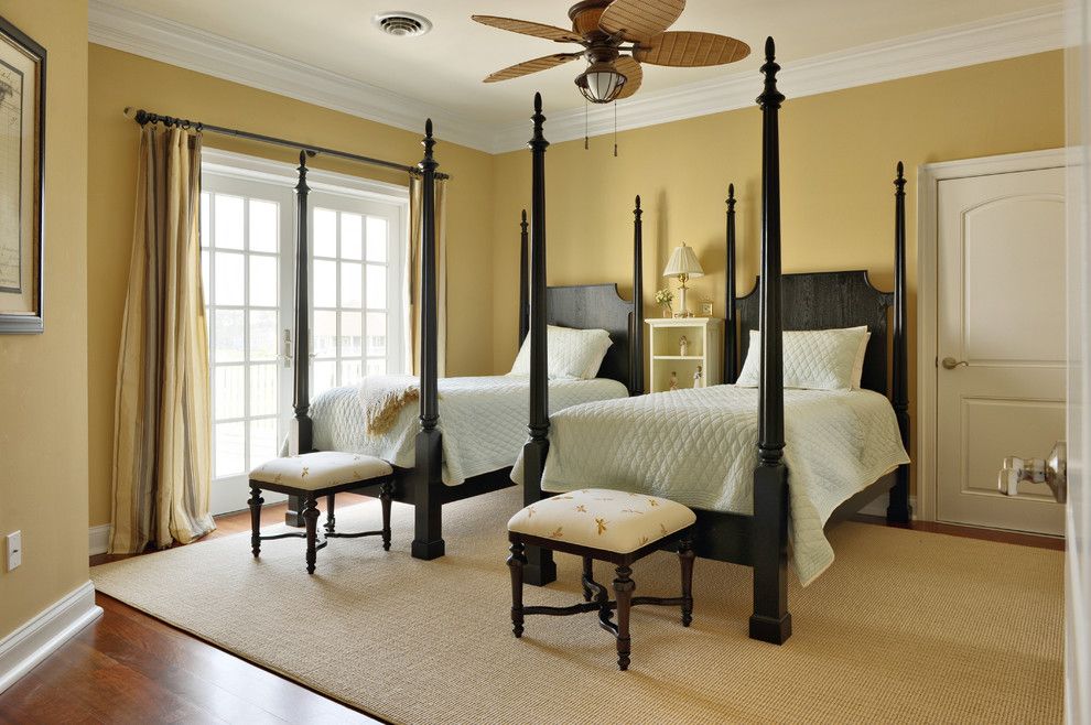 Sherwin Williams Silvermist for a Traditional Bedroom with a Shared Bedroom and Twin Bedroom by Echelon Custom Homes