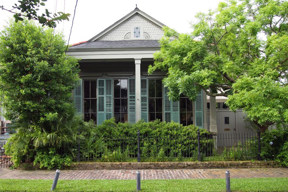 Shotgun Houses for a Transitional Exterior with a My Houzz and My Houzz   Wayne Amedee by Kayla Stark