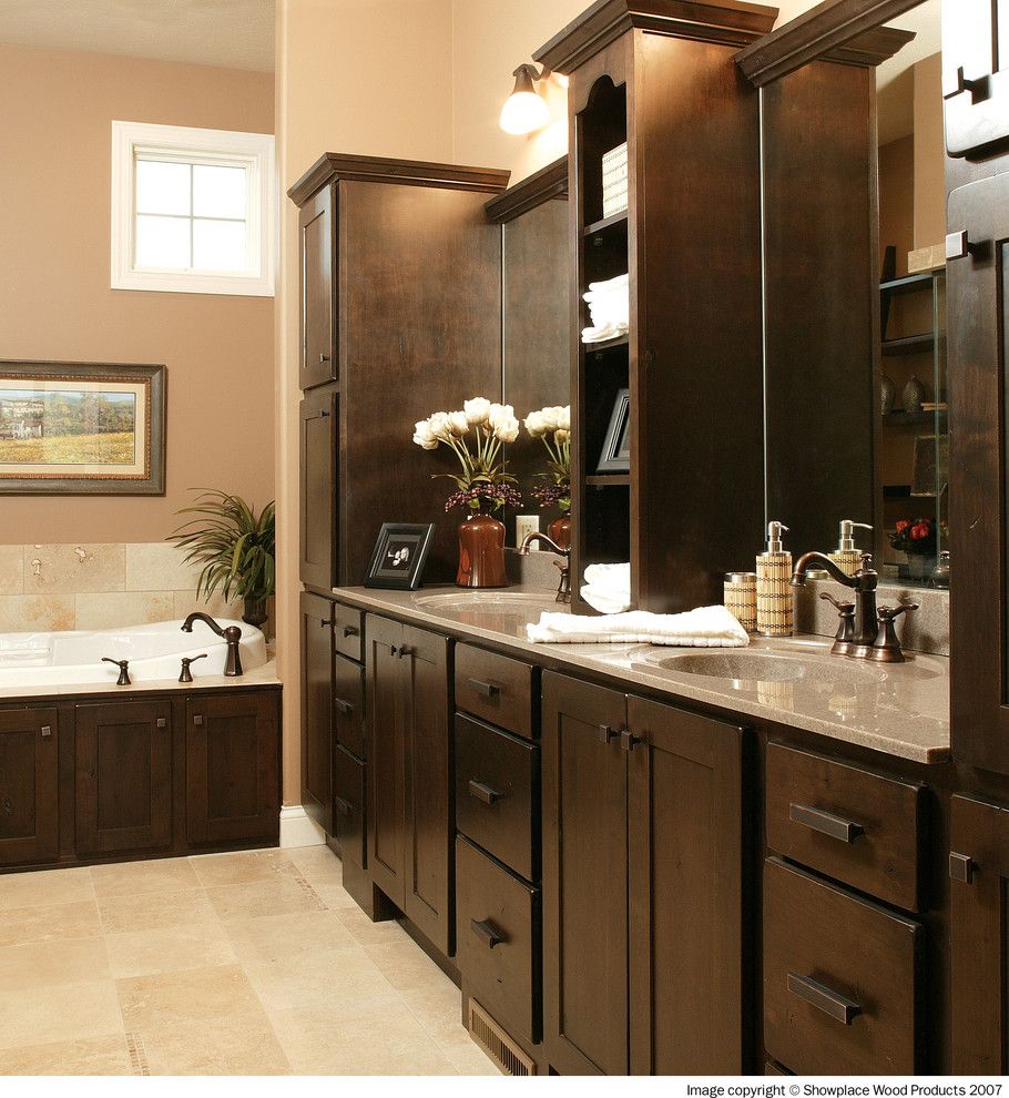 Showplace Wood Products for a Traditional Bathroom with a Showplace Cabinets and Showplace Cabinets   Bathroom by Showplace Wood Products