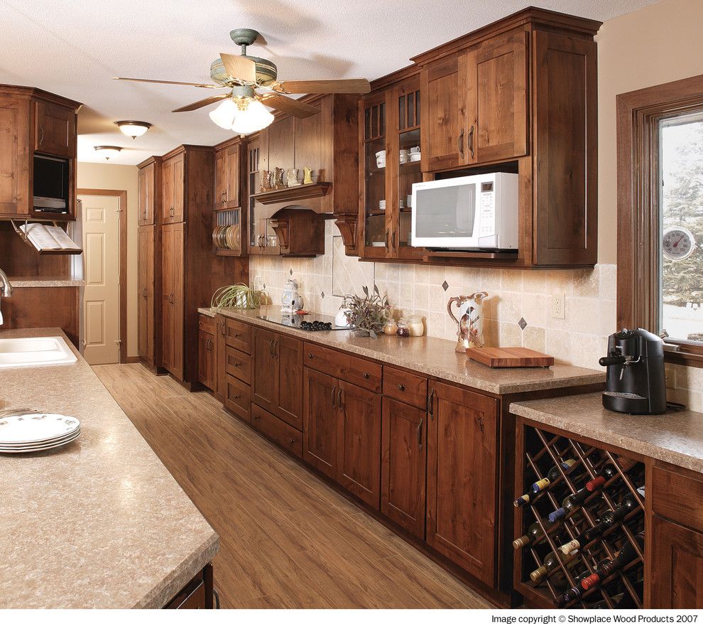 Showplace Wood Products For A Traditional Kitchen With A Finish