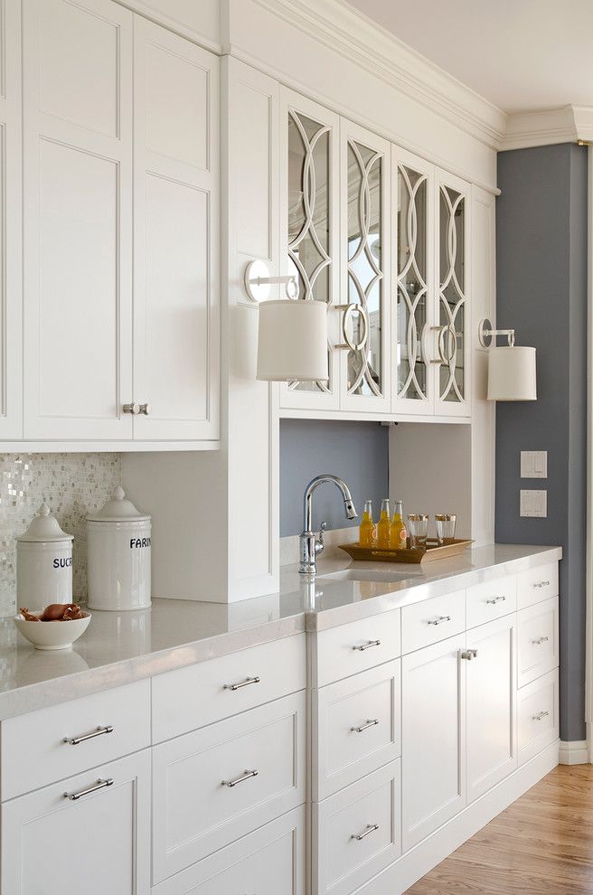 Silestone Quartz for a Contemporary Kitchen with a Blue and White Kitchen and Cobalt Blue and White Reno by Kitchen Cove Cabinetry & Design