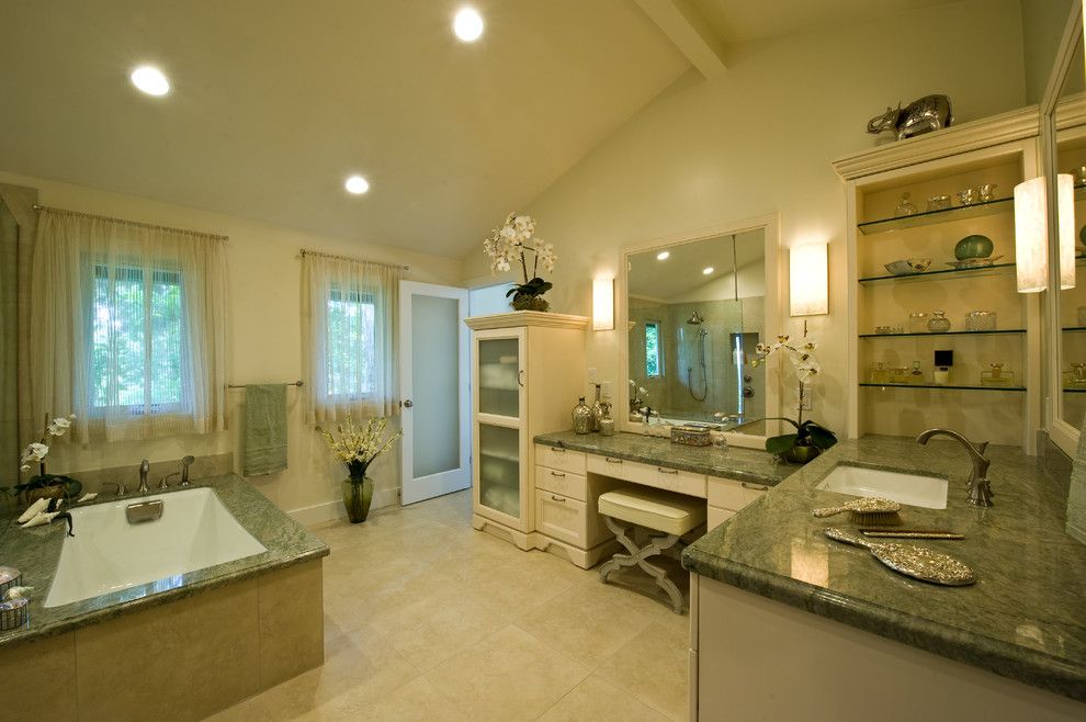 Silestone vs Granite for a Traditional Bathroom with a Kitchen Lighting and Kitchen & Bathroom Remodel Hawaii by Ferguson Bath, Kitchen & Lighting Gallery