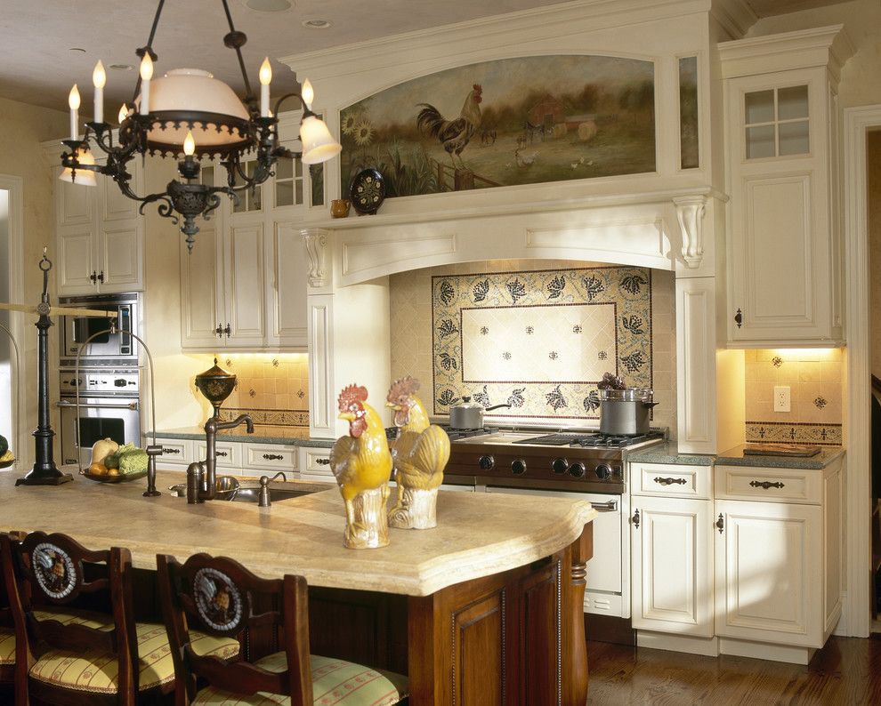 Simons Hardware for a Victorian Kitchen with a Kitchen Island and Grand Westchester County Estate by Robin Baron Design