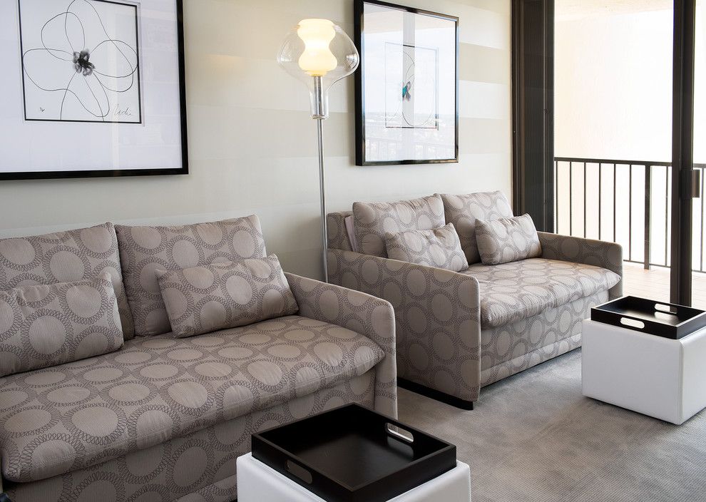 Sklar Furniture for a Contemporary Family Room with a Sleeper Sofa and Lori Client C by Sklar Furnishings