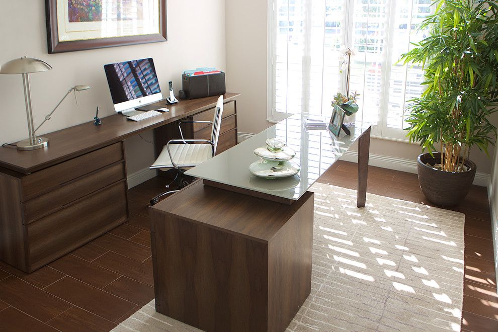 Sklar Furniture for a Contemporary Home Office with a Contemporary Kitchen and Kay   Client S by Sklar Furnishings