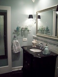 Small Bathroom Makeovers for a Traditional Bathroom with a Grohe and Small Bathroom Makeover   Spa Blue by Tennischik