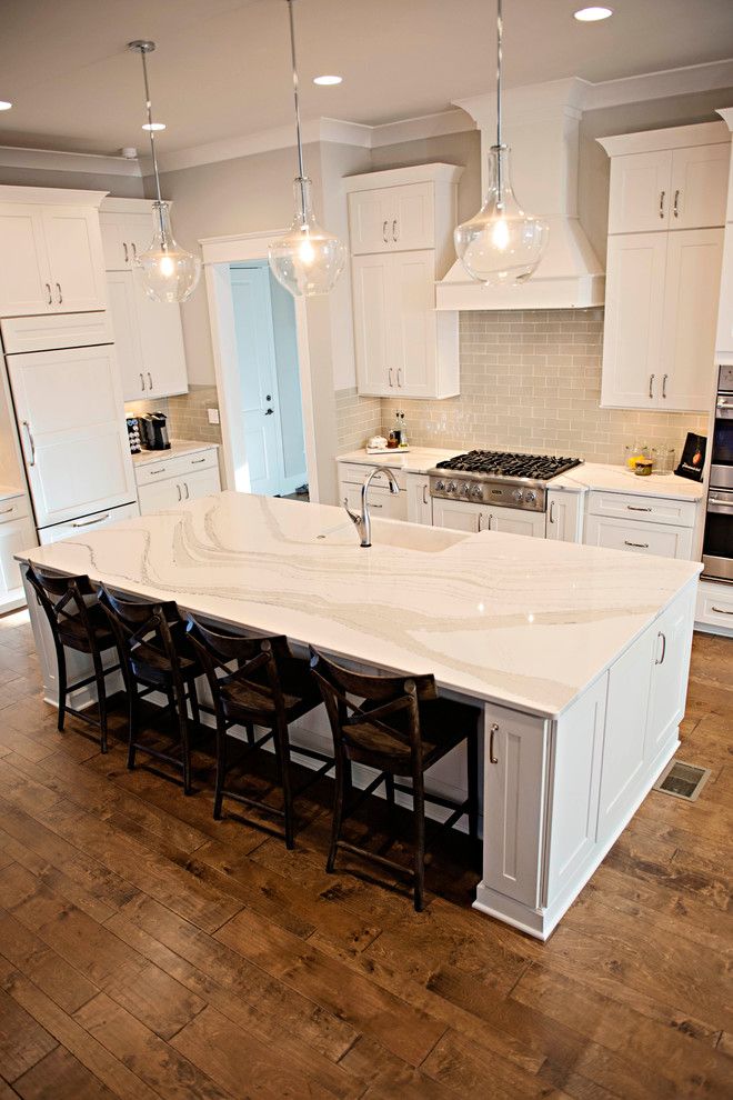 Smokey Mountain Tops for a Transitional Kitchen with a Countertops and Brittanicca Beauty by Smokey Mountain Tops