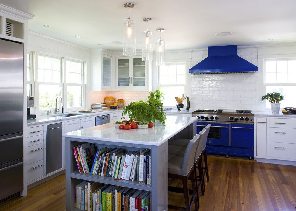 Southern Lights Mn for a Beach Style Kitchen with a Kitchen Island and the Passage by Siemasko + Verbridge