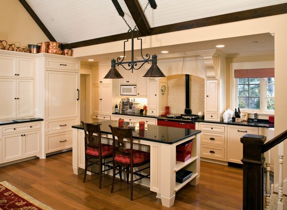 Southern Lights Mn for a Traditional Kitchen with a Recessed Lighting and Kitchen by John Kraemer & Sons