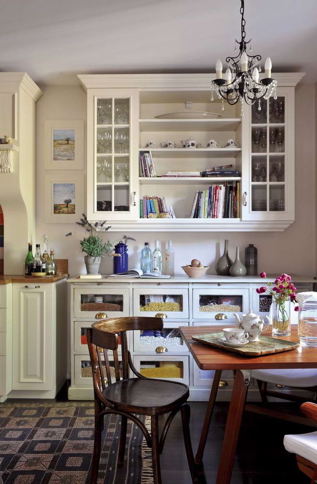 Southgate Glass for a Eclectic Kitchen with a Sideboard Storage and Vintage,Old Style by Gogo Gulgun Selcuk